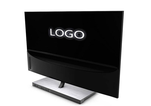 TV set with glas…